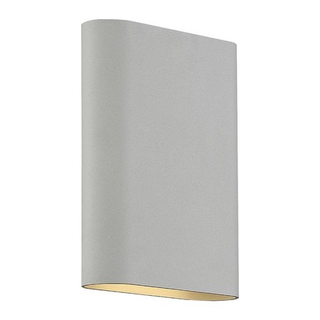 ACCESS LIGHTING Lux, Dual Voltage LED Wall Sconce, Satin Finish 20408LEDD-SAT